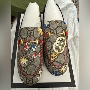 Brand new with box Gucci slingback mules for boys and girls size 12.5 and 2
